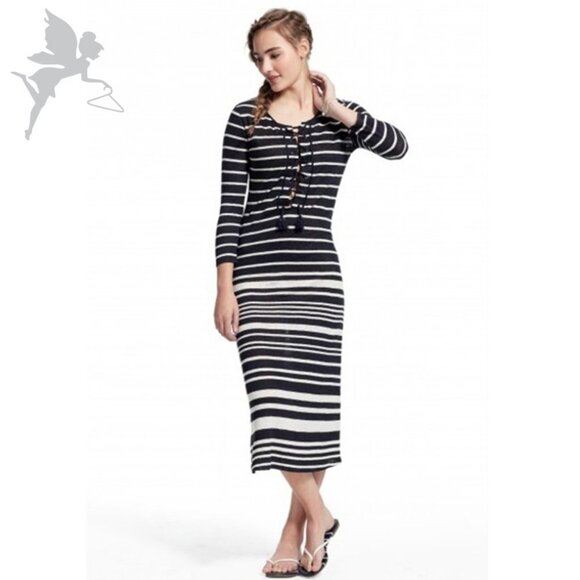 NWT CALYPSO ST. BARTH Paran striped linen travel dress - Picture 1 of 3